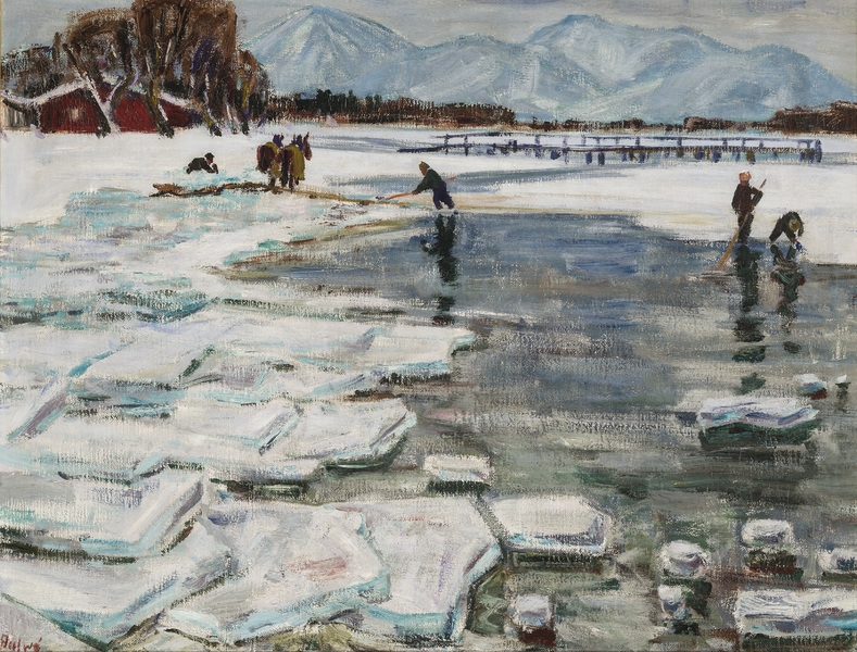Eisflösser am Chiemsee